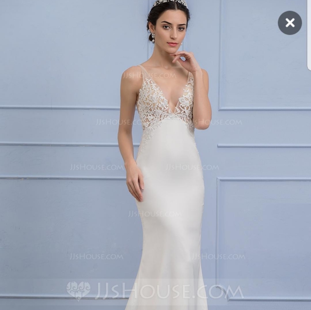 Romantic sexy wedding dress elopement